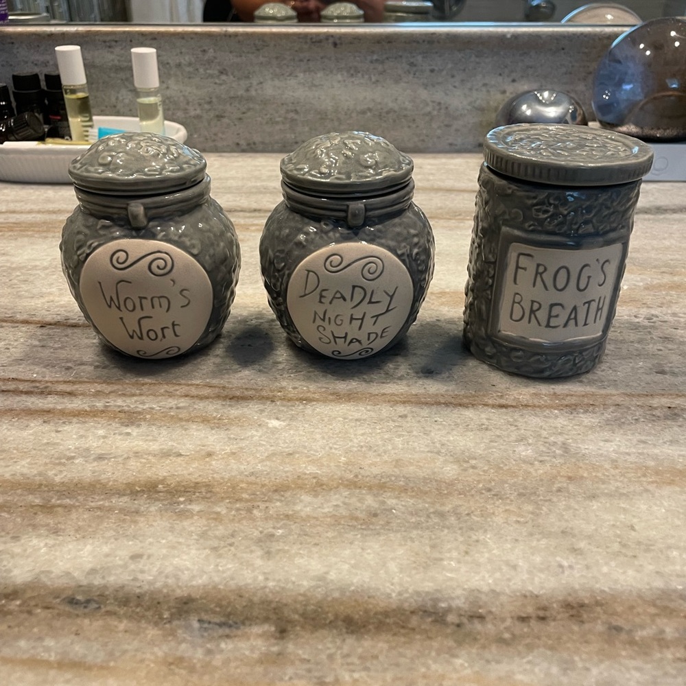 Nightmare Before Christmas trinket jar set